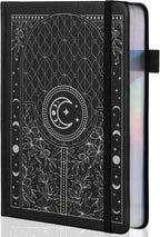 TIEFOSSI Bullet Dotted Journal Notebook, 160gsm 256 Numbered Thick Paper, A5 Hardcover Dotted Grid Diary for Women Men Work Writing, Bullet Dot Journaling, Drawing, 5.8 x 8.3 in