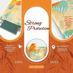 Colorful Leaves Poly Mailer 10x13 Inch 25 Pcs, Waterproof Shipping Bags for Clothing, Tear-Resistant Mailier Bags, Strong Mailing Bags with Self-Seal