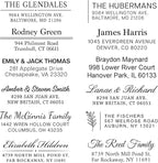 Custom Return Address Stamp - Personalized Self-Inking Stamp | Choose from Multiple Designs | Custom Address Rubber Stamper | Stamps for Mailing | Self Inked Return Stamps | Evrest Press