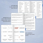 Legend Planner PRO – Deluxe Weekly & Monthly Life Planner to Increase Productivity and Hit Your Goals. Time Management Organizer Notebook – Undated – 7 x 10" Hardcover + Stickers – Periwinkle