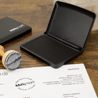 MaxMark Large Premium Gray Ink Stamp Pad - 3.5" x 6.25" - Quality Felt Pad