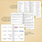 Legend Planner PRO – Deluxe Weekly & Monthly Life Planner to Increase Productivity and Hit Your Goals. Time Management Organizer Notebook – Undated – 7 x 10" Hardcover + Stickers – Amber Yellow