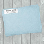 White with Black Print Modern Rolled Address Label/Roll of 250 Personalized Address Labels/Designer Return Address Stickers in Elegant Plastic Dispenser