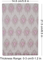 BLBMH Book Covers for Paperbacks Fit for 5.5x8.5 inch Adjustable Book Sleeve Cover for Women Over 15 Soft Cloth Protector for Notebook Journal Bible- Love