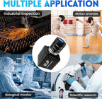 USB Camera 4K 12 Megapixels USB Webcam 1080P 120fps High Speed Golf Swing Cam with 3X Manual Optical Zoom Lens Close up PC Computer Plug and Play for Live Streaming Industrial Project Meeting