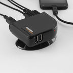 Amazon Basics 7 Port USB 2.0 Hub Tower with 5V/4A Power Adapter, Black
