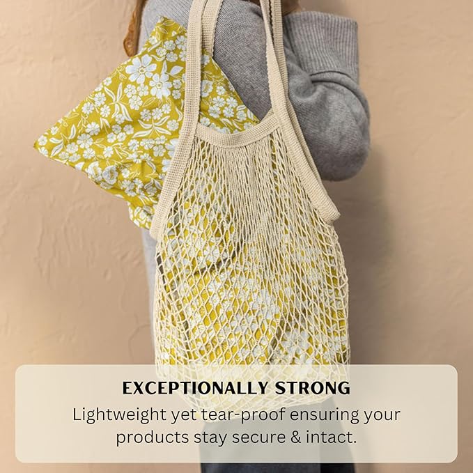 Poly Mailers 10x13 Inch 500 Pack Medium Shipping Bags Strong Thick Mailing Envelopes | Self Sealing Adhesive | Waterproof & Tear Resistant | Small Business Packaging - Floral Mustard Yellow