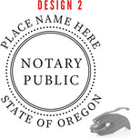 Official Seal Embosser - Custom Notary Embosser, Book & Library Stamp, 1 5/8