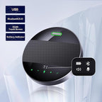 Tenveo All-in-One Conference System 3X Optical Zoom PTZ Camera and MagiCall Bluetooth Speakerphone Upgraded System Audio and Video Output USB3.0/HDMI/RS485/RS232 Works with Zoom OBS for Large Meeting