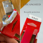 CHUANGSEED Packing Tape with Dispenser – 12 Rolls Brown Shipping Tape (2.4Mil x 1.88” x 60 Yards), Heavy Duty Box Sealing Tape for Moving, Packaging, Office, Warehouse