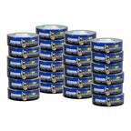 ABRO 24 Pack Blue Painters Tape: 36mm x 55M All Purpose Blue Tape, Temporary Labeling, Easy Tear, Clean Removal, Masking Tape Colored, DIY or Pro Use