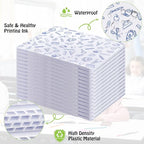 24 Pack Printing Privacy Floders for Student Desks - Durable Plastic Erasable - Testing Dividers for Classroom - Easy Clean Privacy Shields for Student - Includes Extra Labels White
