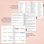 Legend Planner PRO – Deluxe Weekly & Monthly Life Planner to Increase Productivity and Hit Your Goals. Time Management Organizer Notebook – Undated – 7 x 10" Hardcover + Stickers – Rose Gold