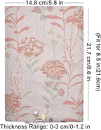 BLBMH Dandelions Book Covers for Paperbacks Adjustable BookCover Cloth Fit for 5.5x8.5 inch Books Softcover Protector for Notebook Book Lovers Gifts - Pink 8.5in