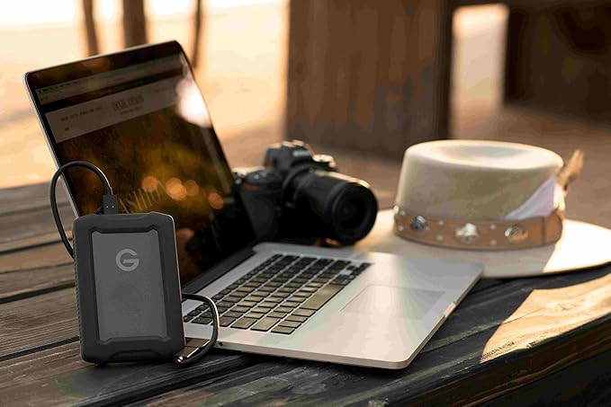 SanDisk Professional 6TB G-Drive ArmorATD - Rugged, Durable Portable External Hard Drive HDD, USB-C, USB 3.2 Gen 1 - SDPHE1G-006T-GBAND