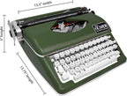Timeless Manual Typewriter, Olive