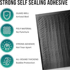 Levex - #0 6" x 10" [5 Pack] Black Poly Bubble Mailers, Padded Envelope Mailers, Packing Envelope & Mailing Bags for Shipping