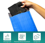 Levex - #0 6" x 10" [5 Pack] Blue Poly Bubble Mailers, Padded Envelope Mailers, Packing Envelope & Mailing Bags for Shipping