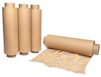 IDL Packaging 15.25" x 300' Refill Roll (Pack of 4) for MP-300N HexcelWrap Honeycomb Packing Paper Station, Brown - Natural Kraft Paper with Interlocking Slit Design for Shipping and Moving