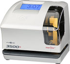 Pyramid Time Systems - Employment Time Clock & Document Stamp [3500ss] with Smart site Alignment, Kit Includes: Punch Time Clock, 25 Time Cards, 1 Ribbon & 2 Security Keys, 3500 Replacement