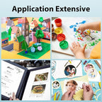 OcePor 75 Sheets White Cardstock 8.5 x 11, 92lb/250gsm Card Stock Paper, Thick Printer Cardboard Paper, Heavy Cardstock for Invitation, Resume, Certificate, Business Cards, Office