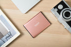 Maxone 1TB Ultra Slim Portable External Hard Drive HDD USB 3.0 Compatible with PC, Laptop, Rose Pink