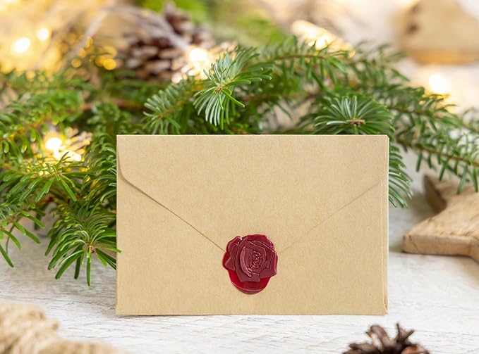 Iconikal Kraft Mini Special Occasion Envelopes, 4 x 2.75 inches, 100-Count