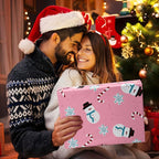 Christmas Poly Mailer 12x15.5 Inch 50 Pcs, Waterproof Shipping Bags for Clothing, Tear-Resistant Mailier, Strong Mailing With Self-Seal - Snowmen Printed