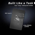 OWC 4TB Envoy Pro FX Portable Rugged External NVMe M.2 SSD Drive Thunderbolt 3, USB3.2 USB-C, up to 2800MB/s speeds, Drop/Shock Resistant Compatible with Mac and PC