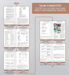 Life Planner - Gratitude Journal for Men & Women | Daily, Weekly & Monthly Planner with Budget Section, Time Blocking, Habit Tracker for Peace of Mind Planning to Increase Productivity & Happiness
