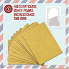 Iconikal Kraft Mini Special Occasion Envelopes, 4 x 2.75 inches, 100-Count