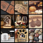 OMTech Pronto 130W CO2 Laser Engraver & Cutter with Water Chiller – 51"x35" Workspace, 1,000mm/s Speed, Autofocus, 2-Way Pass, Air Assist, for Wood, Acrylic & More