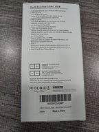 USB C Laptop Docking Station Dual Monitor HDMI for Dell/HP/Lenovo Laptop Type C Hub Multiport Adapter Dongle Dock,USB C to 2 HDMI+DisplayPort DP+Ethernet+100W USB C Power Charge Port+5USB+SD/TF+Audio