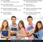 Hourly Planner - Undated Daily, Weekly & Monthly Planner with Budget Section | A 12 Month Journey to Increase Productivity & Happiness | Life Organizer & Gratitude Journal - Vertical Format