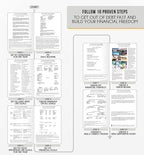 Life Planner - Undated Daily, Weekly & Monthly Planner with Budget Section | A 12 Month Journey to Increase Productivity & Happiness | Life Organizer & Gratitude Journal - Horizontal Format