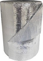 USA Reflective Bubble Insulation Roll, 24" Width x 125' Length, One- Sided Bubble Foil Insulation Roll Thermal Barrier, Window Insulation For Summer & Winter, Radiant Barrier Wrap