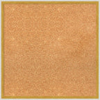 Amanti Art Natural Cork Board for Wall, 21x21 Vision Board with White Frame, Medium Corkboard Office Decor for Home Organization, Modern Corkboard Pinboard to Display Items for Home Organization in