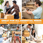 Tape King Clear Packing Tape - 60 Yards Per Roll (36 Rolls) - 1.88 Inch Wide Stronger & Thicker 2.7mil, Heavy Duty Adhesive Industrial Depot Tape for Moving Packaging Shipping, Office & Storage