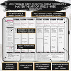 2025-2026 Planner Weekly and Monthly | 16-Month Life Planner to Increase Focus & Productivity | Reduce Overwhelm & Achieve Your Biggest Goals | Include Gift Box & Stickers | Sep 2025-Dec 2026