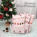 Christmas Poly Mailer 10x13 Inch 100 Pcs, Waterproof Shipping Bags with Self-Seal - Tear-Resistant, Christmas Lights Printed