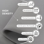 DECOLAB Desk Dividers, Portable Table Partition Screen Panel for Office, Workspace, Classroom, Student, Freestanding, Scratch Resiatance, 48"x18", Steel