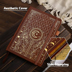 TIEFOSSI Bullet Dotted Journal Notebook, 160gsm 256 Numbered Thick Paper, A5 Hardcover Dotted Grid Diary for Women Men Work Writing, Bullet Dot Journaling, Drawing, 5.8 x 8.3 in