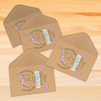 Better Office Products Kraft Invitation Envelopes, 100-Pack, A1 Size (3.625" x 5.12"), Strong 35 lb. Paper, Fits 3.5" x 5" Invitation Cards, RSVP Cards, Photos, Gift Cards (Contoured Gummed Flap)