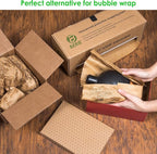 Beric Honeycomb Paper Cushioning Wrap - Packing - Shipping Supplies - Packing Paper - Boxes For Packaging - Alternative To Bubble Wrap Roll - Packing Paper For Moving - 15" X 328'