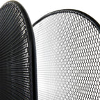 Safco Onyx Desk Organizer, 3 Vertical Compartments and 3 Trays, Office and Classroom Mailbox , Paper and Mail Sorter, Steel Mesh, Black