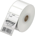 2.25" x 1.25" Thermal Labels | 6 Rolls | 12600 Labels | fits Zebra, Munbyn, Rollo, Godex, Arkscan, iDPRT, Offnova Thermal Label Printers and More | Blank White Adhesive Stickers by Ecotherm