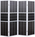 4 Panel 6ft Tall Modern Style Standing Wall Partition Room Divider Panel Indoor Separation, Folding Privacy Screens, Living Room, Partition & Space Divider, Freestanding Inexpensive