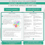 Hourly Planner - Undated Daily, Weekly & Monthly Planner with Budget Section | A 12 Month Journey to Increase Productivity & Happiness | Life Organizer & Gratitude Journal - Horizontal Format