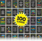 Motivational Cards: 100 Inspirational, Kindness, Motivational and Quote Cards. Business Card Size - 2.5x3.5 inches (Pack of 100)