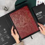 Legend Planner PRO Premium – Large Undated Weekly, Monthly & Budget Planner with Habit Tracker – Life Organizer for Time & Task Management, Goal Setting & Productivity – A4 size (Wine Red)